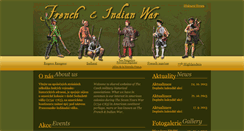 Desktop Screenshot of french-indian-war.livinghistory.cz