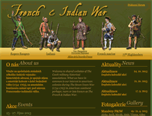 Tablet Screenshot of french-indian-war.livinghistory.cz