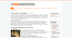 Desktop Screenshot of livinghistory.nl